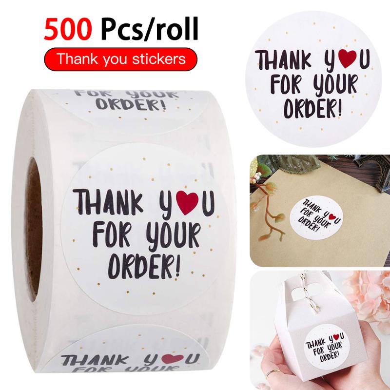 500pcs Round "THANK YOU FOR YOUR ORDER " Stickers Seal Labels Permanent Stickers Scrapbooking For Package Stationery Sticker
500pcs Round "THANK YOU FOR YOUR ORDER " Stickers Seal Labels Permanent Stickers Scrapbooking For Package Stationery Sticker