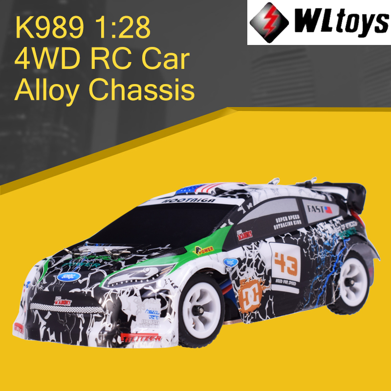 Wltoys K989 RC Car 1:28 Four-wheel 4WD Drive Off-road 2.4G Remote Control Alloy Chassis 30km High-speed for Kids Children Toys
Wltoys K989 RC Car 1:28 Four-wheel 4WD Drive Off-road 2.4G Remote Control Alloy Chassis 30km High-speed for Kids Children Toys