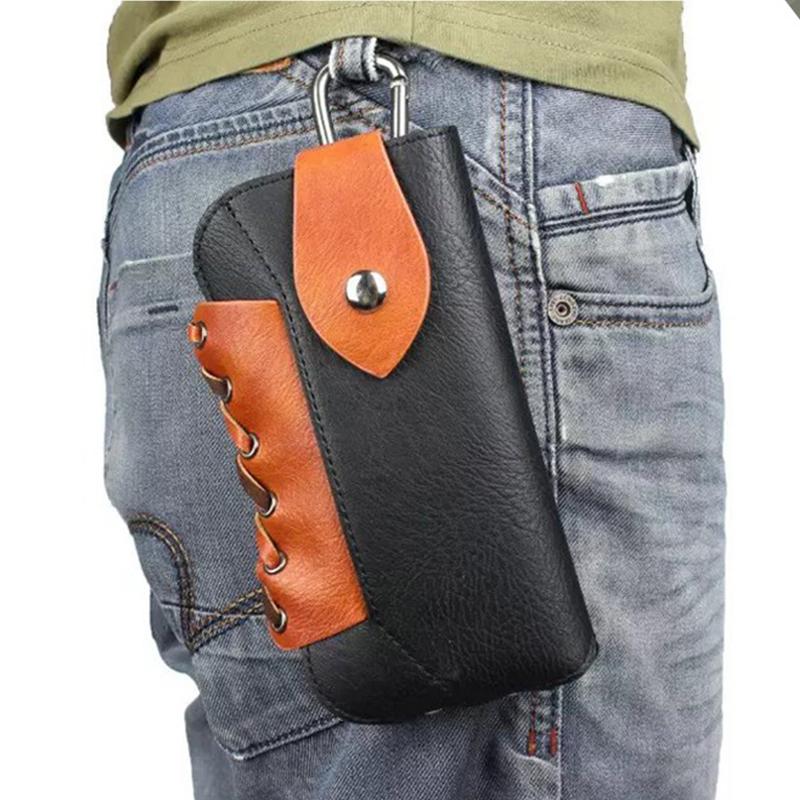 BISI GORO on the belt phone waist bag fashion hollow out protection plus phone case PU leather Wear-resistant heuptas heren, Sky blue
BISI GORO on the belt phone waist bag fashion hollow out protection plus phone case PU leather Wear-resistant heuptas heren, Sky blue