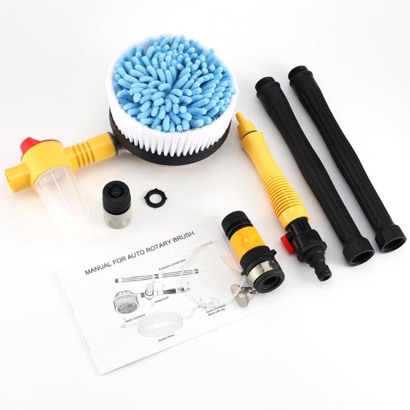 Auto-spinning Car Wash Brush Retractable Long Handle Water Flow Switch Foam Bottle Durable Car Cleaning Brush
Auto-spinning Car Wash Brush Retractable Long Handle Water Flow Switch Foam Bottle Durable Car Cleaning Brush