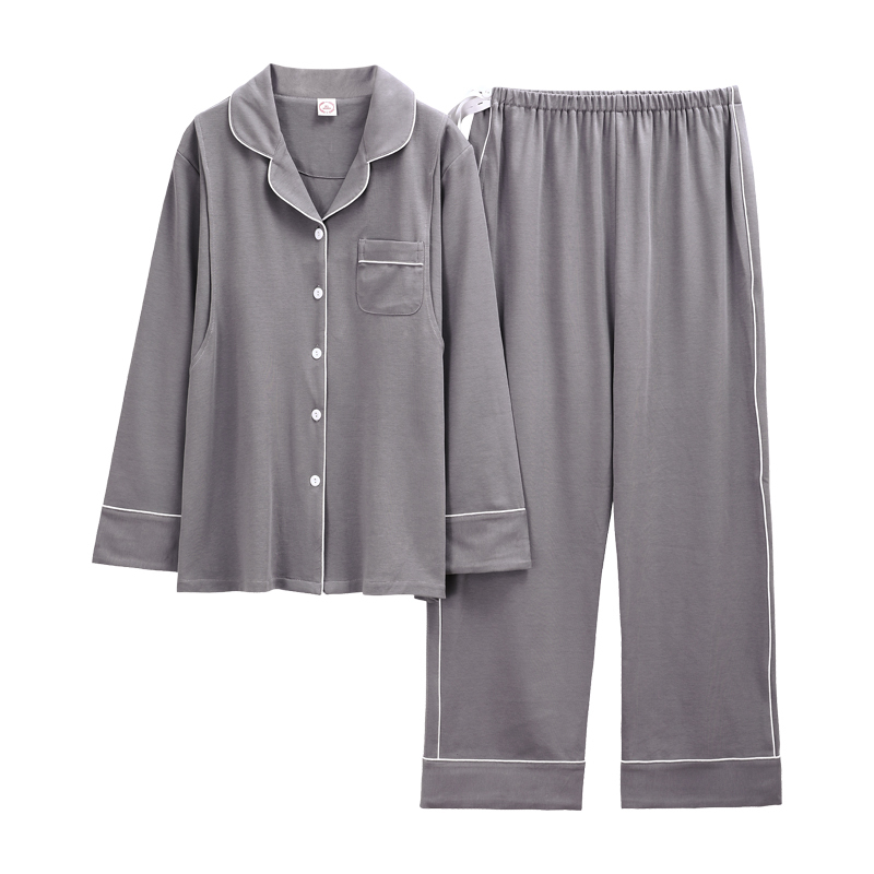 Autumn Winter Cotton Maternity Nursing Pajamas Breast Feeding Nightwear Clothes for Pregnant Women Pregnancy Sleepwear Suits LJ201120