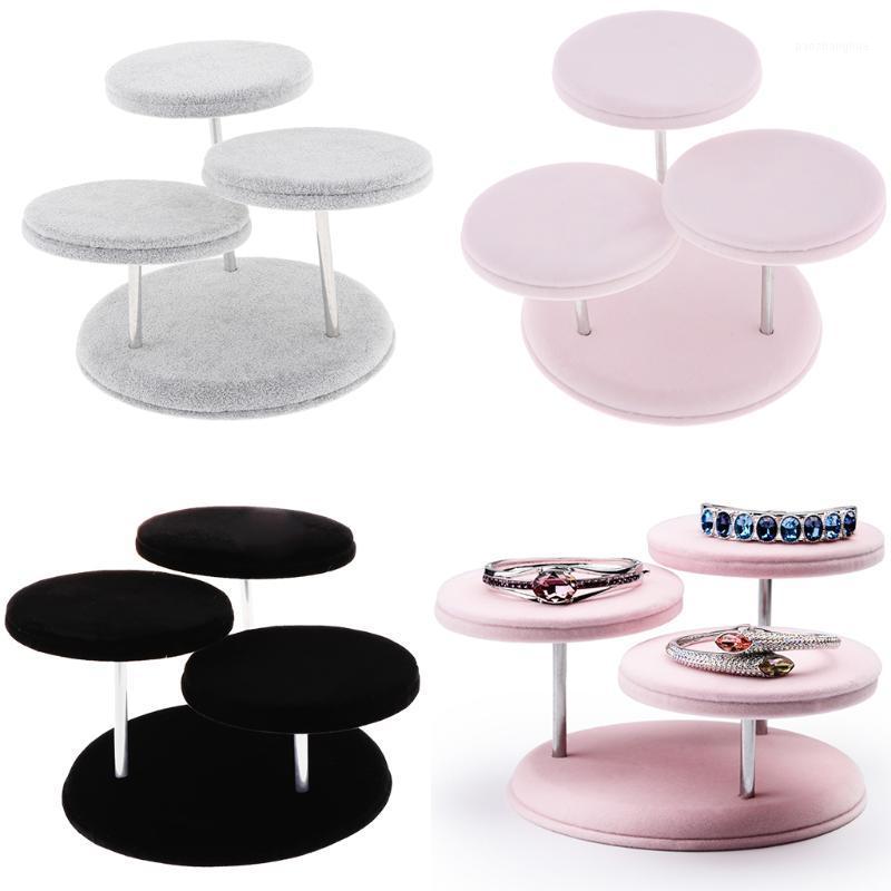 Triple Tier Table Shape Stand Jewelry Display Necklace Earring Bracelet Tray Pouches, Bags, Pink;blue
Triple Tier Table Shape Stand Jewelry Display Necklace Earring Bracelet Tray Pouches, Bags, Pink;blue