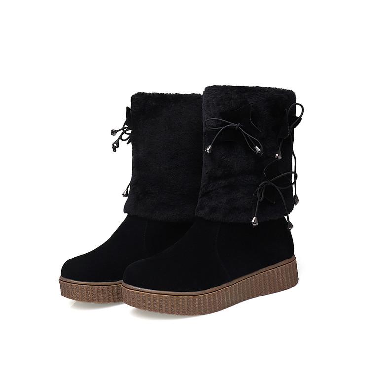 2020 Real Botas Mujer Snow Boots Big Size 34-43 New Round Toe Buckle Boots For Women Casual Heels Fashion Warm Winter Shoes 17-2, Black
2020 Real Botas Mujer Snow Boots Big Size 34-43 New Round Toe Buckle Boots For Women Casual Heels Fashion Warm Winter Shoes 17-2, Black