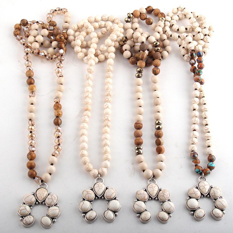 Fashion Bohemian Tribal Jewelry White Stone Long Knotted Moon Metal Stones Pendant Necklaces For Women Jewelry
Fashion Bohemian Tribal Jewelry White Stone Long Knotted Moon Metal Stones Pendant Necklaces For Women Jewelry