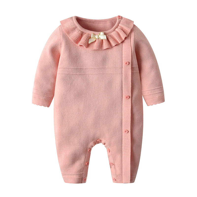 Retail girls new style pink lovely rompers baby long sleeve ruffle O-Neck one-piece spring&autumn fashion clothes
Retail girls new style pink lovely rompers baby long sleeve ruffle O-Neck one-piece spring&autumn fashion clothes