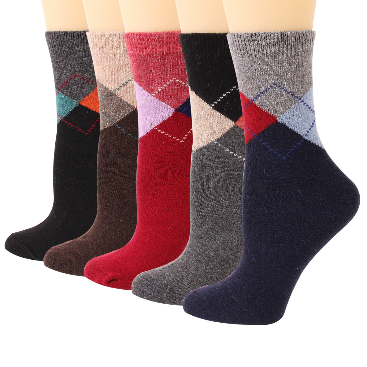 Womens Wool Socks Super Thick Heavy Thermal Fuzzy Winter Warm Crew Cold Weather Casual Socks, Multi
Womens Wool Socks Super Thick Heavy Thermal Fuzzy Winter Warm Crew Cold Weather Casual Socks, Multi