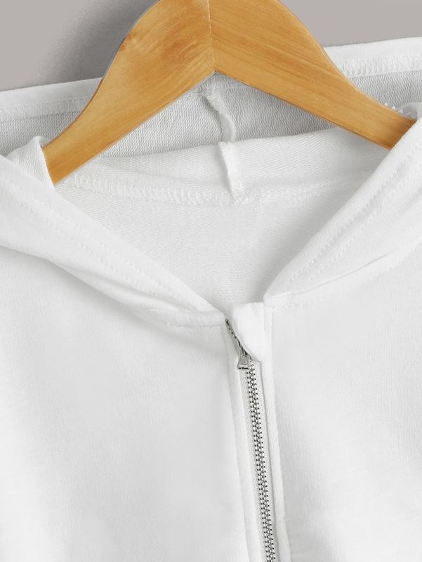 Teen Girls Kangaroo Pocket Zip Up Hoodie SHE