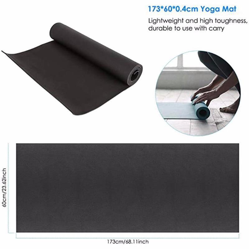 4MM EVA Thick Durable Yoga Mat Non-slip Exercise Fitness Pad Mat ndoor and outdoor Yoga is soft#401, Black
4MM EVA Thick Durable Yoga Mat Non-slip Exercise Fitness Pad Mat ndoor and outdoor Yoga is soft#401, Black