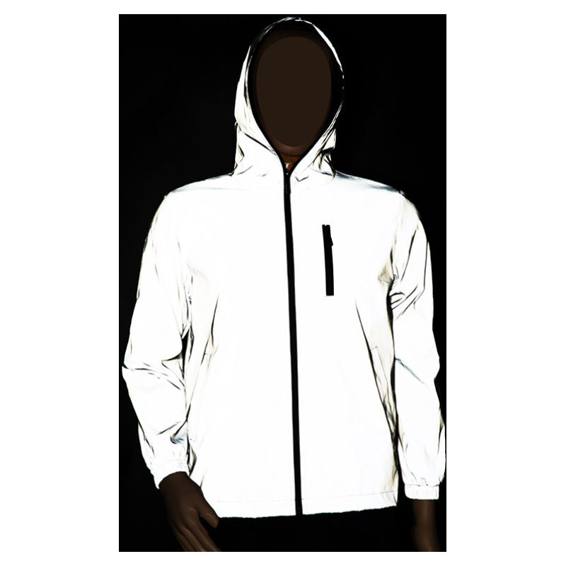 Rollsrari Full Reflective Jacket Men / Women Harajuku Windbreaker Jackets Hooded Hip-hop Streetwear Night Shiny Coats 122 201127