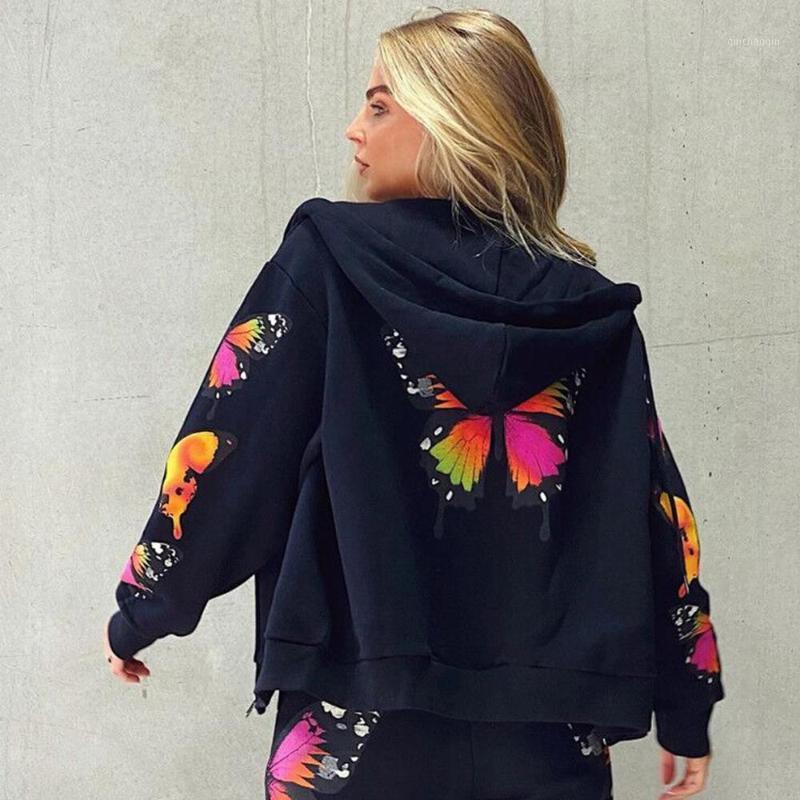 Fashion Women Butterfly Printing Hooded Coat Female Long Sleeve Zipper Sweatshirt Black Sportwear Coats For 2020 New Fashion1
Fashion Women Butterfly Printing Hooded Coat Female Long Sleeve Zipper Sweatshirt Black Sportwear Coats For 2020 New Fashion1
