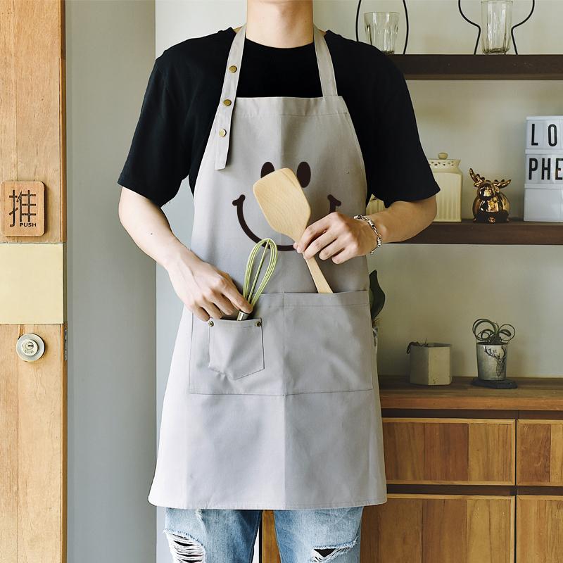 Cotton Apron Women Men Home Kitchen Baking Nail Shop Florist Workwear Smock logo print
Cotton Apron Women Men Home Kitchen Baking Nail Shop Florist Workwear Smock logo print