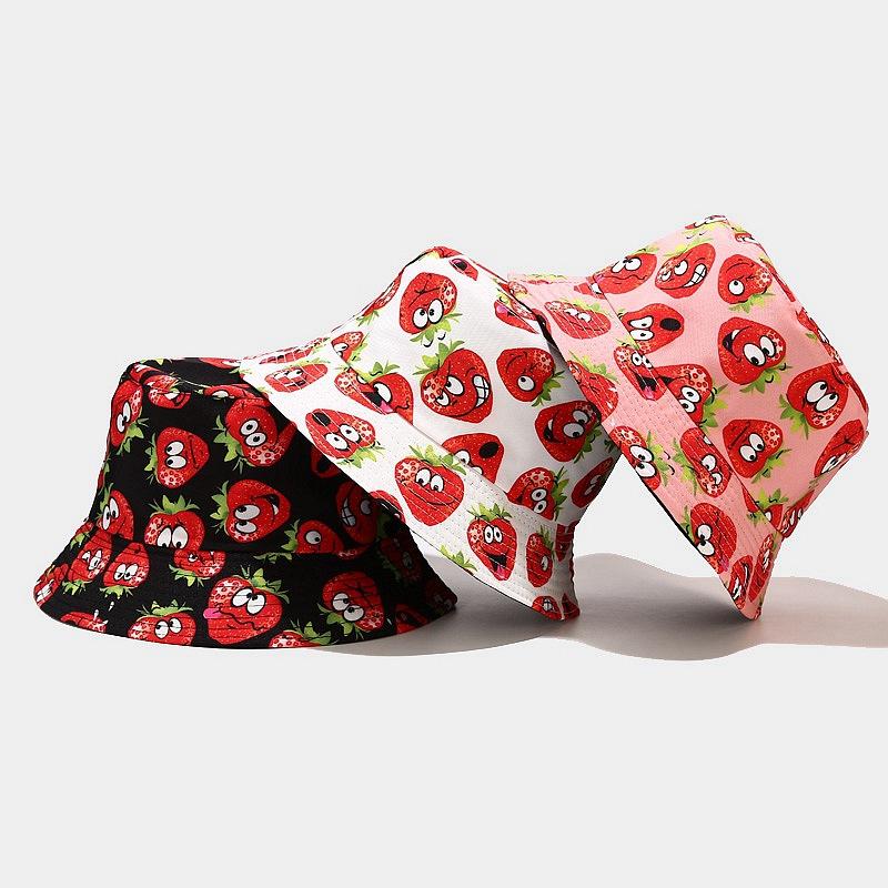 Candy Color Fruit Cartoon Cute Bucket Hats Women Panama Hat Cotton Sunbonnet Fedoras Outdoor Fisherman Hat for Girl Beach Cap
Candy Color Fruit Cartoon Cute Bucket Hats Women Panama Hat Cotton Sunbonnet Fedoras Outdoor Fisherman Hat for Girl Beach Cap