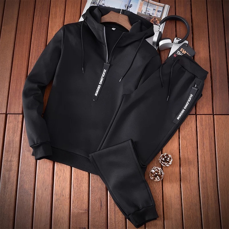 2021 Spring Autumn New Suit Men Trend Youth Style Half Zipper Solid Fashion Casual Sweater Hoodie and Pants Ozfv, White
2021 Spring Autumn New Suit Men Trend Youth Style Half Zipper Solid Fashion Casual Sweater Hoodie and Pants Ozfv, White