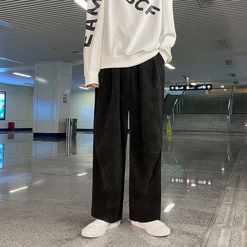 Men' Trousers 2021 Autumn New Straight Long Pants Fashion Male Youth Wear FPGK, Black
Men' Trousers 2021 Autumn New Straight Long Pants Fashion Male Youth Wear FPGK, Black