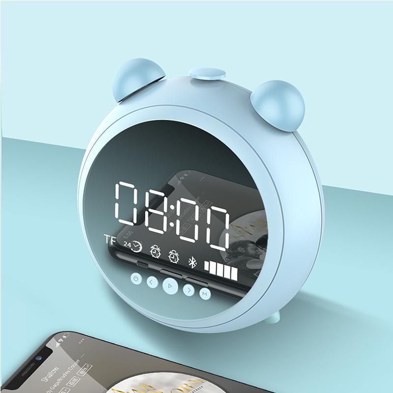 KR-8100 Wireless Speaker Bluetooth 5.0 Digital Display LED Alarm Clock Night Light FM Radio Stereo Bass Subwoofer HiFi Speaker
KR-8100 Wireless Speaker Bluetooth 5.0 Digital Display LED Alarm Clock Night Light FM Radio Stereo Bass Subwoofer HiFi Speaker