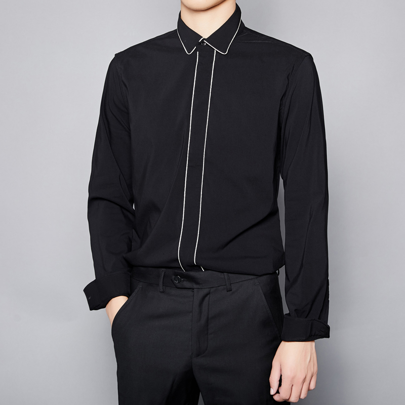 2021 New Original in Avant-garde Male Fashions City's Lean Shirt Color of Men's Long-sleeved Inch Shirt. 1Z2Q, 03
2021 New Original in Avant-garde Male Fashions City's Lean Shirt Color of Men's Long-sleeved Inch Shirt. 1Z2Q, 03