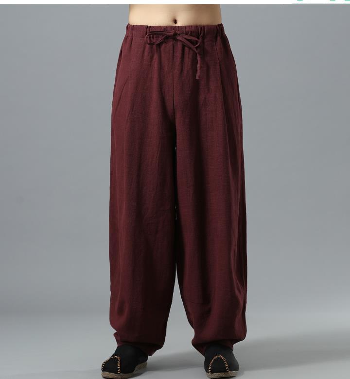 Men's Pants 2022 Summer Cotton Linen Casual Knickerbockers Chinese Style Wke668, Black
Men's Pants 2022 Summer Cotton Linen Casual Knickerbockers Chinese Style Wke668, Black