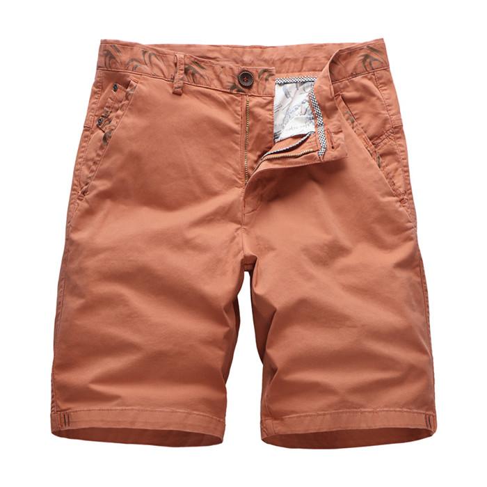 Men's Shorts Vintage Short Man Cotton Style Pants Bermuda Male Straight Work Casual Beach Khaki Trouser Cargo Men1