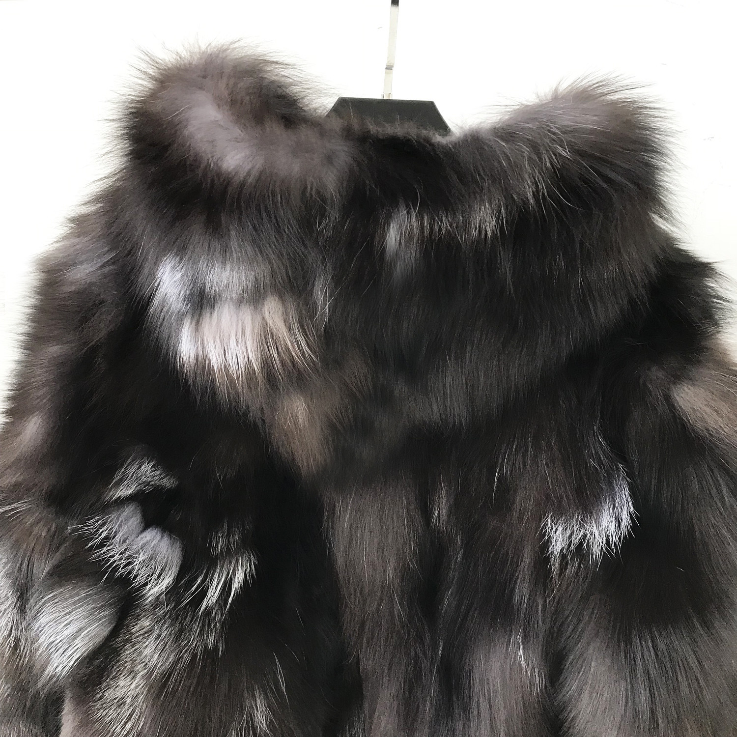 Silver Fur Hooded Jacket Wholesale Fur Women's Coat New 100% Real Fur Coat For Winter Warm Overcoat TSR626 201016