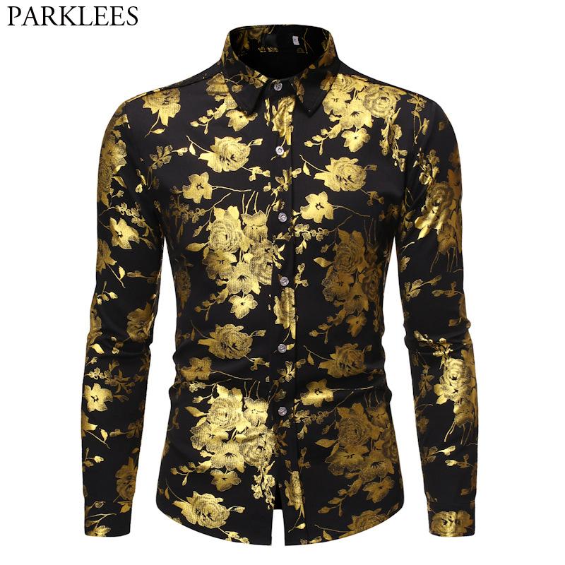 Men's Golden Rose Luxury Design Dress Shirts 2020 Autumn New Slim Fit Button Down Flowered Printed Stylish Party Club Shirt S-XL, Red
Men's Golden Rose Luxury Design Dress Shirts 2020 Autumn New Slim Fit Button Down Flowered Printed Stylish Party Club Shirt S-XL, Red