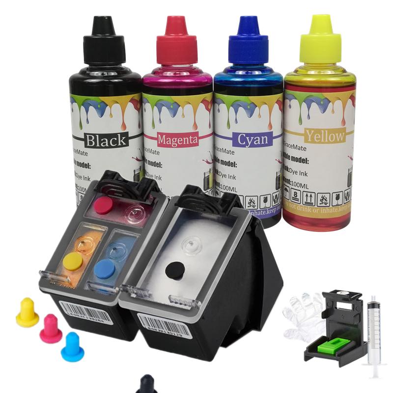 GraceMate 123 Refill Ink Kit for 123 123XL Ink Cartridge for DeskJet 1110 1112 2130 2132 2134 Officejet 3830 3832 Printer
GraceMate 123 Refill Ink Kit for 123 123XL Ink Cartridge for DeskJet 1110 1112 2130 2132 2134 Officejet 3830 3832 Printer