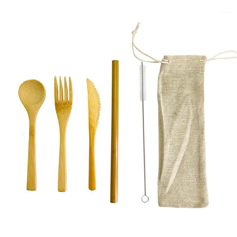 Bamboo Cutlery Set Bamboo Utensils 6pcs Reusable Flatware Set Travel Utensils Straw Spoon Knife Fork Spoon Brush1
Bamboo Cutlery Set Bamboo Utensils 6pcs Reusable Flatware Set Travel Utensils Straw Spoon Knife Fork Spoon Brush1