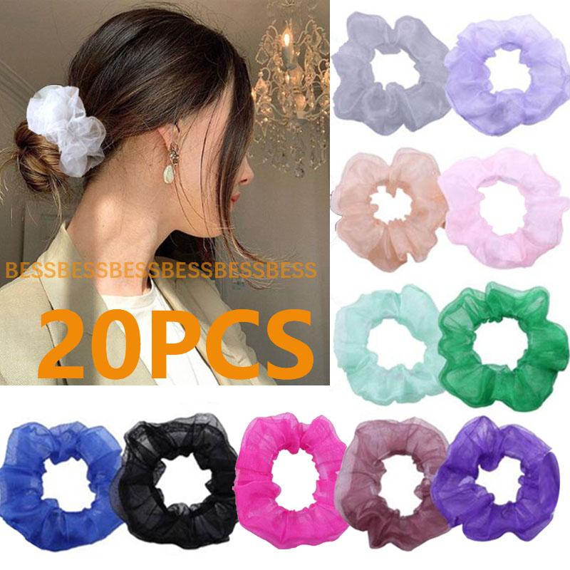 5/10/15/20/30PCS Vintage Coloful Organza Hair Scrunchy chiffon women Elastic HairBand Ponytail Holder Hair Rope Girl Accessories
5/10/15/20/30PCS Vintage Coloful Organza Hair Scrunchy chiffon women Elastic HairBand Ponytail Holder Hair Rope Girl Accessories