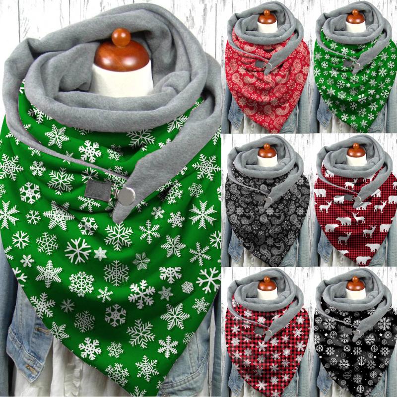 Gradient Women Scarf Fashion Printed Winter Women Christmas Print Button Soft Wrap Casual Warm Scarves Shawls Chimney Face#30 
Gradient Women Scarf Fashion Printed Winter Women Christmas Print Button Soft Wrap Casual Warm Scarves Shawls Chimney Face#30