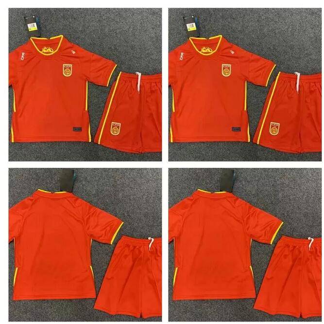 Kids Kit 2021 2022 China soccer jerseys boys sets National Team 20 21 22 Men home red away white child suit Football shirts third black drag, Black;yellow
Kids Kit 2021 2022 China soccer jerseys boys sets National Team 20 21 22 Men home red away white child suit Football shirts third black drag, Black;yellow
