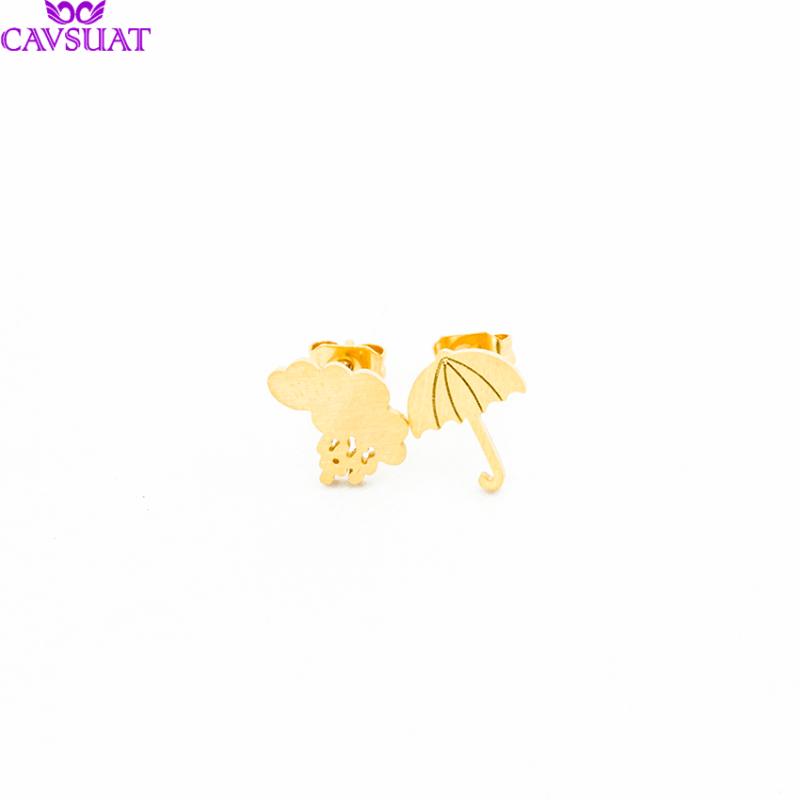 Unique Tiny Umbrella Stud Earring Cloud Raindrops Earrings For Women Girls Stainless Steel Party Jewelry Gift Weather Oorbellen
Unique Tiny Umbrella Stud Earring Cloud Raindrops Earrings For Women Girls Stainless Steel Party Jewelry Gift Weather Oorbellen