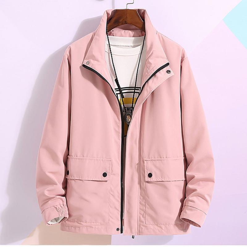 2020 New Men Hooded Jackets Hip Hop Style Autumn Spring Outwear Casual Wild Fashion Solid Color Zipper Jackets #xm4, Pink
2020 New Men Hooded Jackets Hip Hop Style Autumn Spring Outwear Casual Wild Fashion Solid Color Zipper Jackets #xm4, Pink