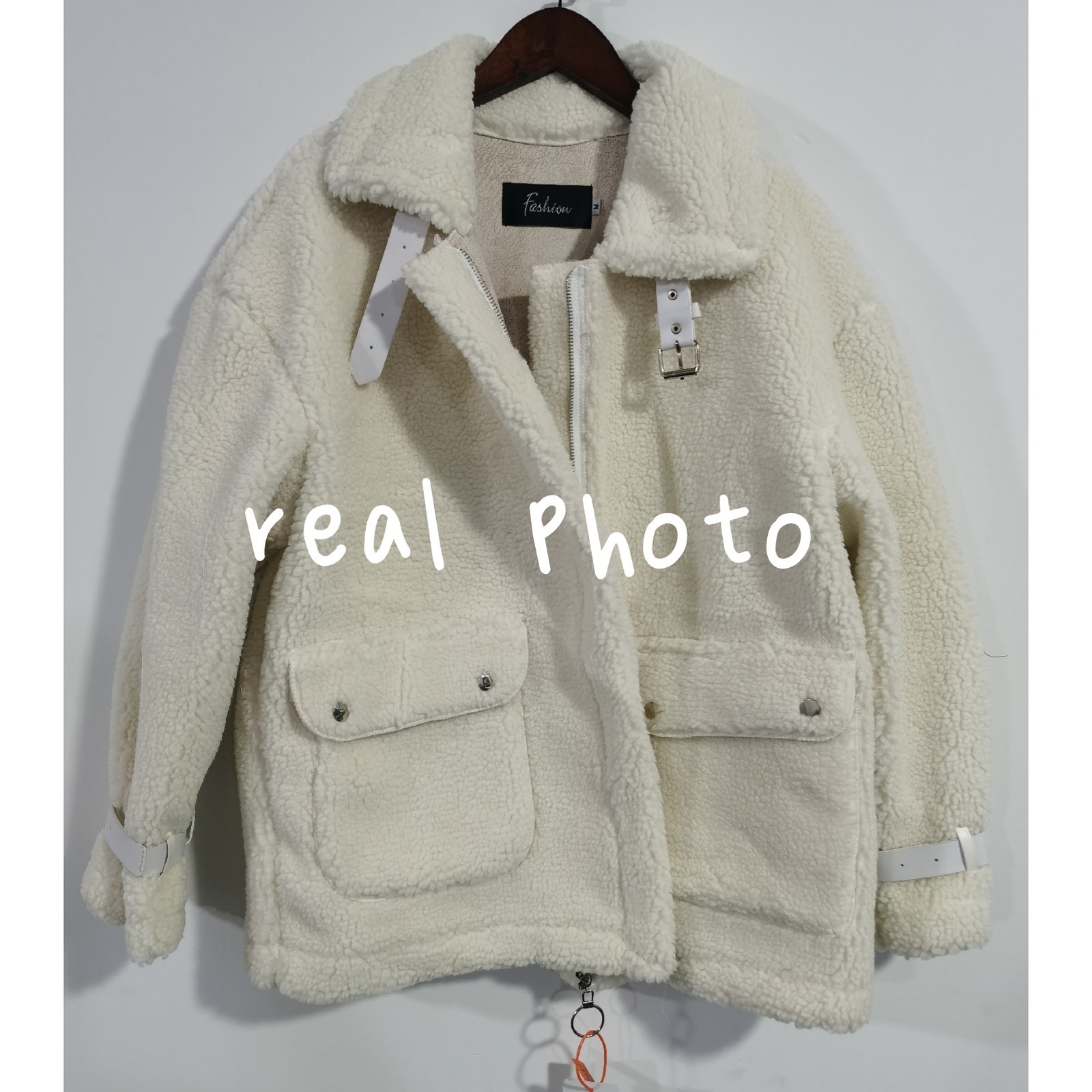 Women Autumn Winter Faux Lamb Fur Sheepskin Coat Genuine Granular Sheep Shearing Jacket Female Casual Warm Outerwear 201028
