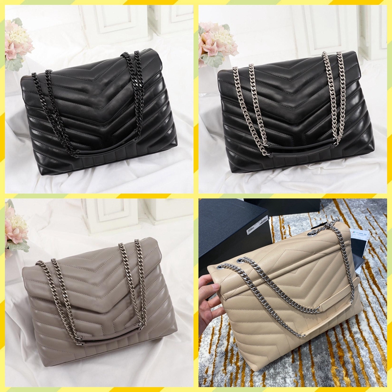Luxury Designer Handbags Shaped Quilted Real Leather Women Bags Chain Shoulder Bag High Quality Large Capacity Envelope New LOULOU Bag
Luxury Designer Handbags Shaped Quilted Real Leather Women Bags Chain Shoulder Bag High Quality Large Capacity Envelope New LOULOU Bag