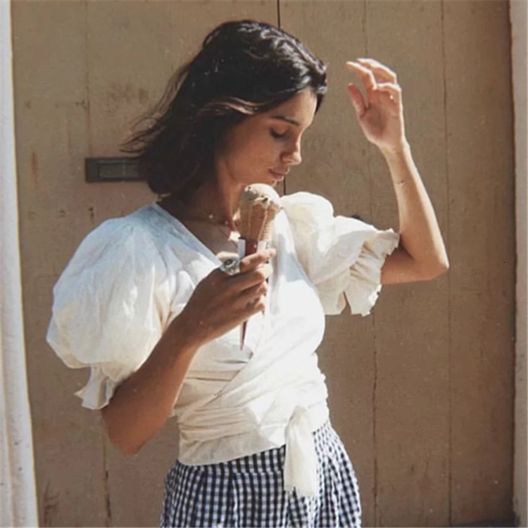 New 2021 Summer Women Tops and Blouses Chess Printed Ladies Street Wear Short Cotton Shirt Hem Arc Band White Shirts Top Qetg, Plate
New 2021 Summer Women Tops and Blouses Chess Printed Ladies Street Wear Short Cotton Shirt Hem Arc Band White Shirts Top Qetg, Plate