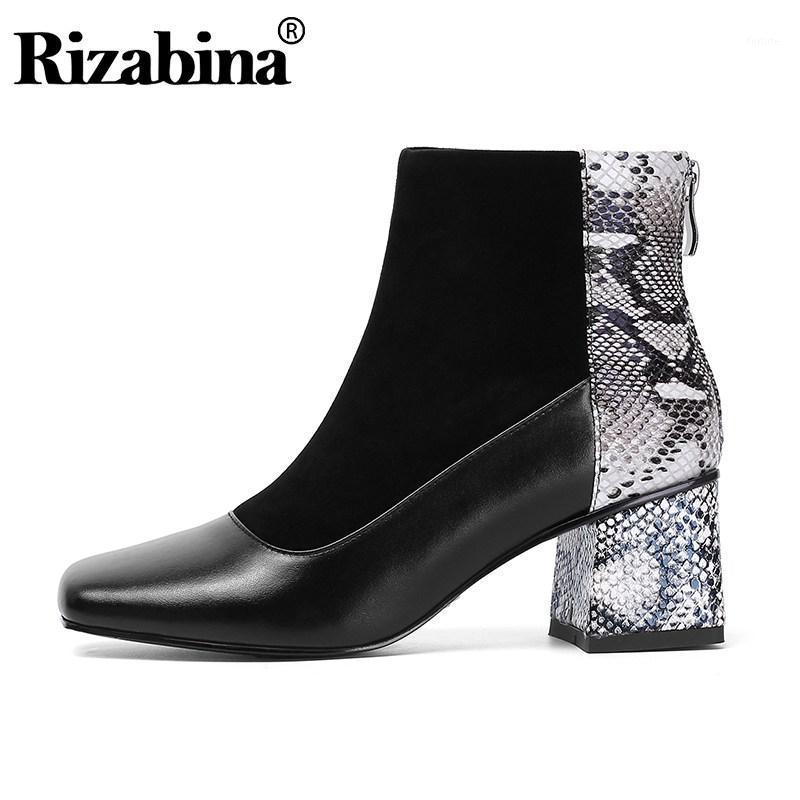 RIZABINA Women Real Leather Mixed Colors Fashion Ankle Boots Zipper Snakeskin Sexy Lady Short Boots Office Botas Size 33-431, Ivory
RIZABINA Women Real Leather Mixed Colors Fashion Ankle Boots Zipper Snakeskin Sexy Lady Short Boots Office Botas Size 33-431, Ivory