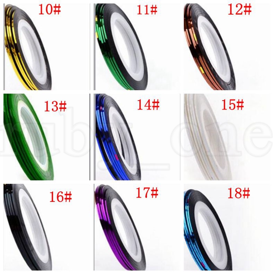 Nail Tape Laser Tape Line Nail Art Sticker Nail Striping Roll Beauty Tips For DIY Nails Art Tips Decoration Sticker Adhesive Paper