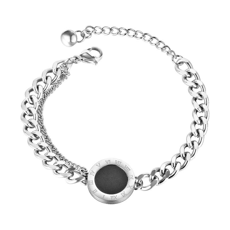 Fashion Double-Layer Normal Number Bracelets Stainless Steel Chain Link Wristband for Woman Girl Jewelry
Fashion Double-Layer Normal Number Bracelets Stainless Steel Chain Link Wristband for Woman Girl Jewelry