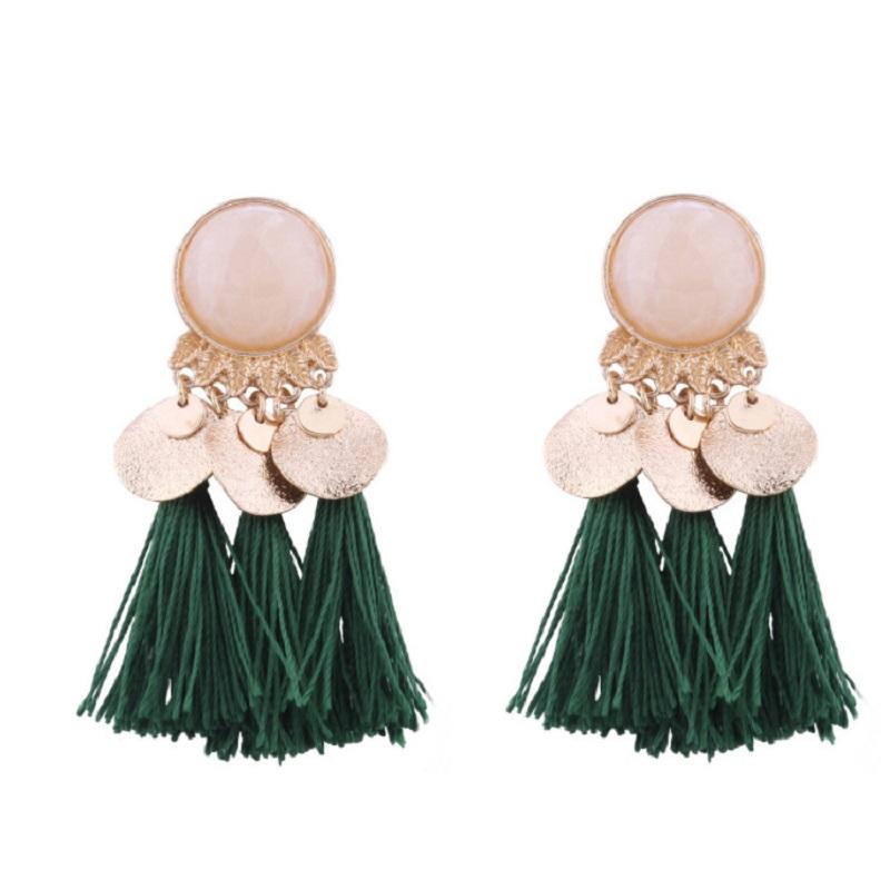 2021 New Real Aretes Pendientes Europe And The Exaggerate Alloy Resin Tassel Earrings Bohemian Fashion Multicolor Cross-border
2021 New Real Aretes Pendientes Europe And The Exaggerate Alloy Resin Tassel Earrings Bohemian Fashion Multicolor Cross-border