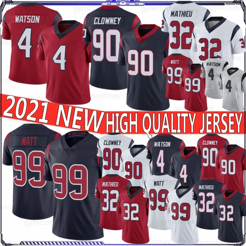 4 Deshaun Watson 2021New Man Football Jersey 99 T.J. Watt football Jersey 10 DeAndre Hopkins 87 Demaryius Thomas 90 Jadeveon Clowney, Dezhouren
4 Deshaun Watson 2021New Man Football Jersey 99 T.J. Watt football Jersey 10 DeAndre Hopkins 87 Demaryius Thomas 90 Jadeveon Clowney, Dezhouren