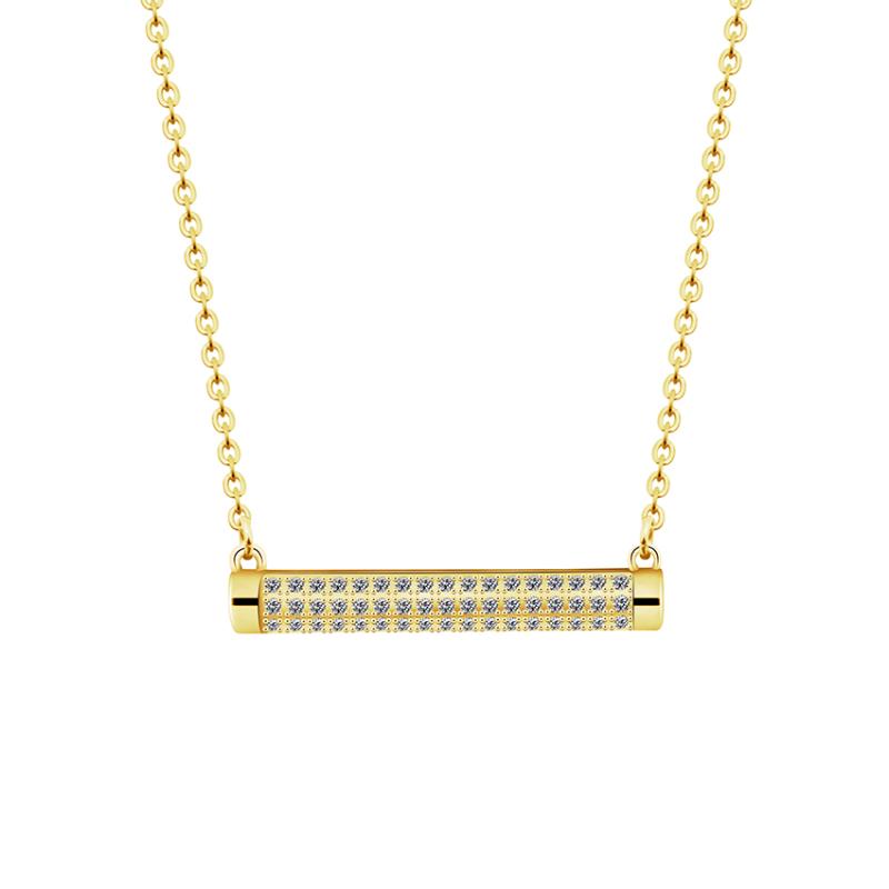 Minimalism Jewelry Gold Color Simple CZ Half Cylinder Necklaces & Pendants Stainless Steel Geometric Necklace For Women Collares
Minimalism Jewelry Gold Color Simple CZ Half Cylinder Necklaces & Pendants Stainless Steel Geometric Necklace For Women Collares