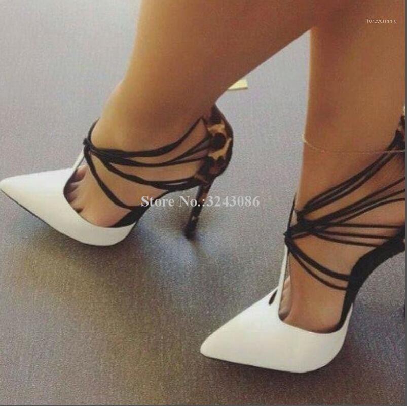 New Leopard Cross Ropes Women Sandals Shoes Sexy Design Pointed Toe Stiletto Heel Pumps Single Shoes Lady Real Photos Party Heel1, Color 1
New Leopard Cross Ropes Women Sandals Shoes Sexy Design Pointed Toe Stiletto Heel Pumps Single Shoes Lady Real Photos Party Heel1, Color 1