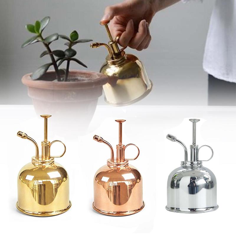 300ml Mini Copper Plant Flower Watering Can Pot Spray Bottle Garden Mister Sprayer Water Water Spray Bottle Garden Supplies, Gold
300ml Mini Copper Plant Flower Watering Can Pot Spray Bottle Garden Mister Sprayer Water Water Spray Bottle Garden Supplies, Gold