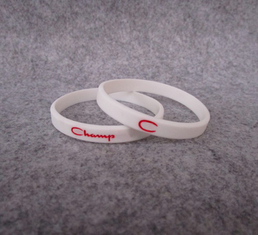 50PCS Silicone Champion Jelly Bracelets Unisex Wristband Colorful Rubber Bracelet Sport Wrist Band Fashion Jewelry Promotion Gift