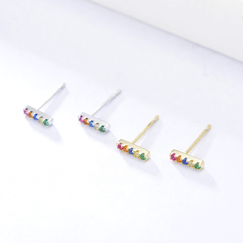 Februaryfrost Brand Designer New Arrival 100% 925 Sterling Silver Multicolor Mini Zircons Square Stud Earrings for Women Fashion Designer
Februaryfrost Brand Designer New Arrival 100% 925 Sterling Silver Multicolor Mini Zircons Square Stud Earrings for Women Fashion Designer