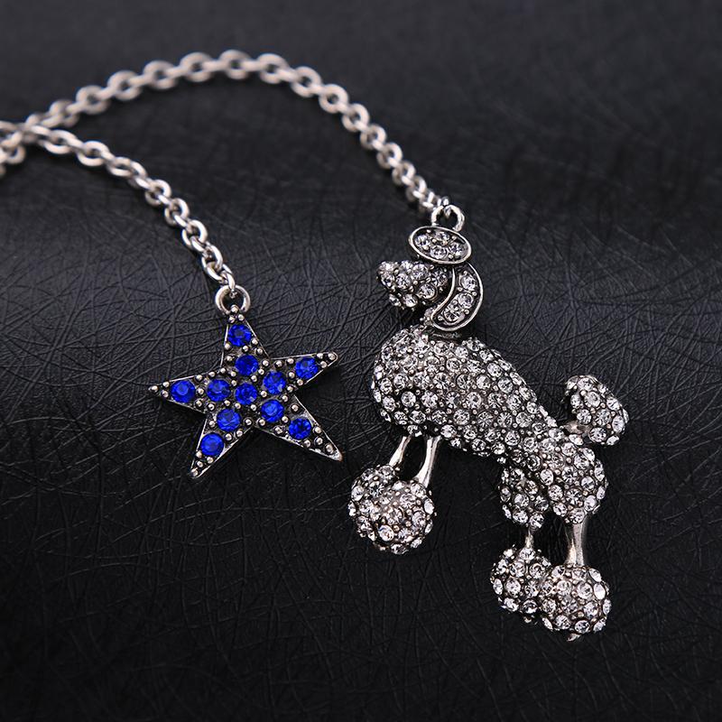 Silver Color Chain Crystal Sheep Blue Star Dog Pet Pendant Necklace Cute Animal Design Women Long Necklace Turkish Jewelry Gifts
Silver Color Chain Crystal Sheep Blue Star Dog Pet Pendant Necklace Cute Animal Design Women Long Necklace Turkish Jewelry Gifts
