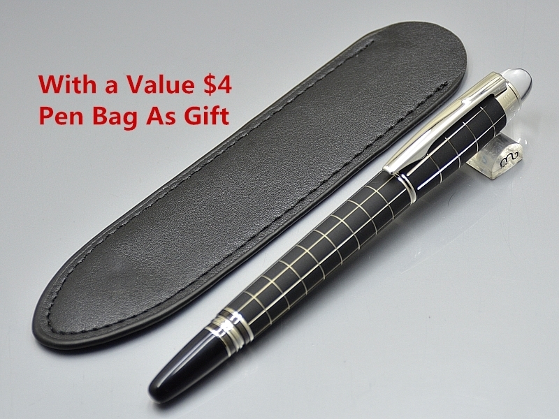 Promotion - High quality Writing pen Black or Sliver Roller Ballpoint Fountain pens stationery office school supplies with Serial Number and 1 Gift Leather bag, With 1 gift pen bag
Promotion - High quality Writing pen Black or Sliver Roller Ballpoint Fountain pens stationery office school supplies with Serial Number and 1 Gift Leather bag, With 1 gift pen bag