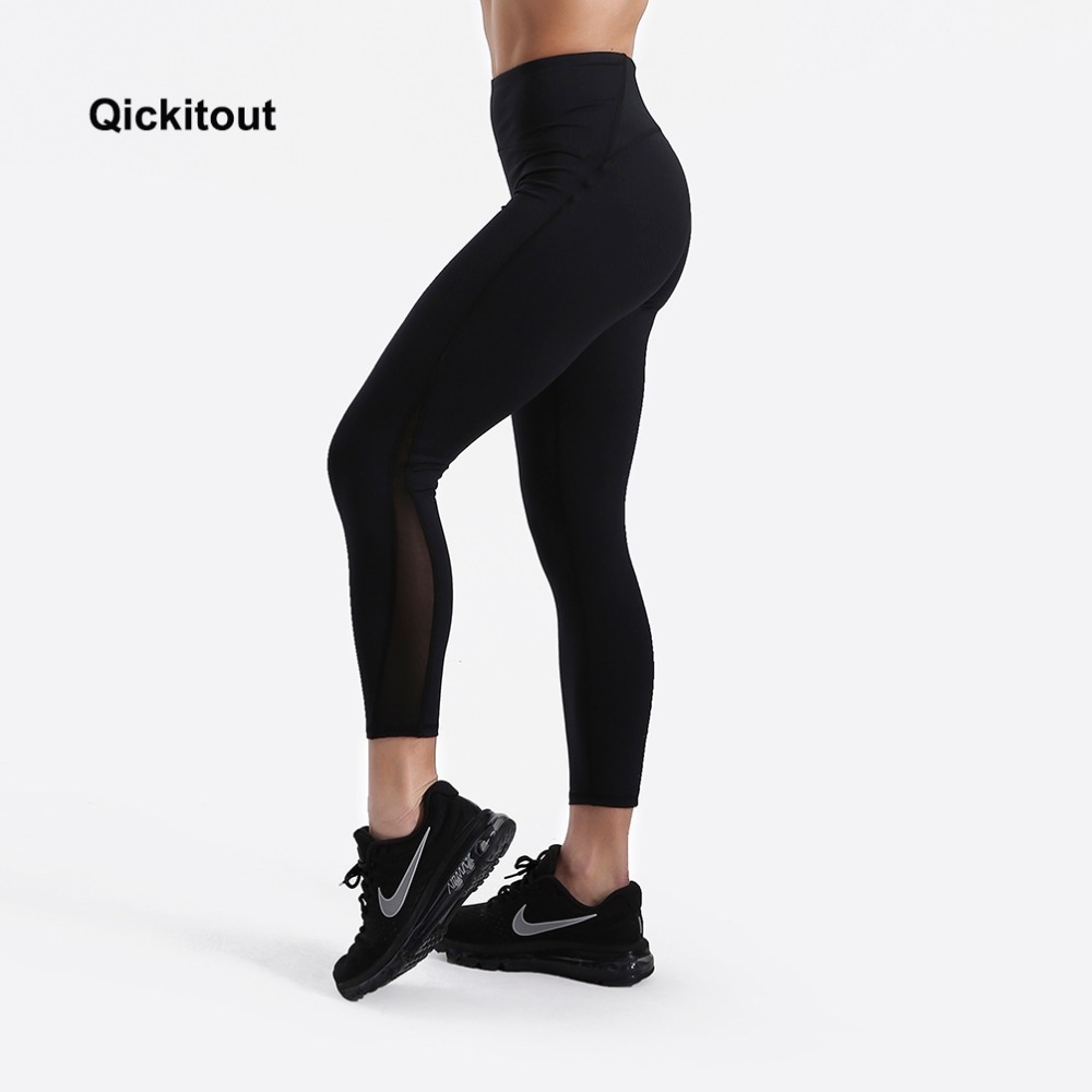 Leggings Women Print Long Summer Fitness Workout Sexy Mesh Pants Plus Size 201203