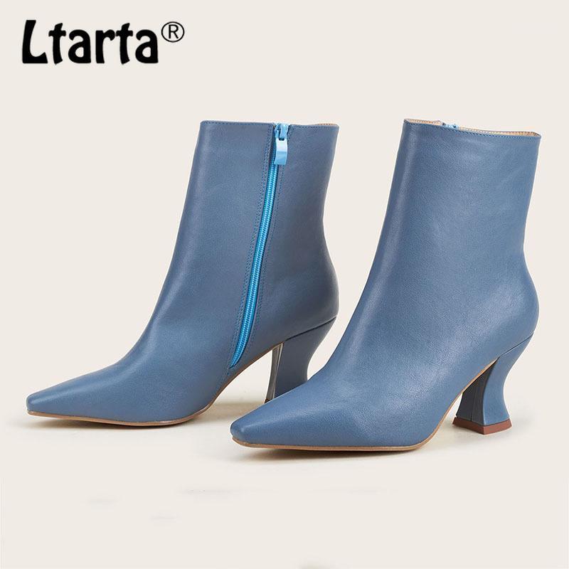 LTARTA 2021 Winter New Women's Boots Pointed Toe Simple Coarse High Heel All-Matching Boots Side Zipper Female CWF1, Apricot
LTARTA 2021 Winter New Women's Boots Pointed Toe Simple Coarse High Heel All-Matching Boots Side Zipper Female CWF1, Apricot