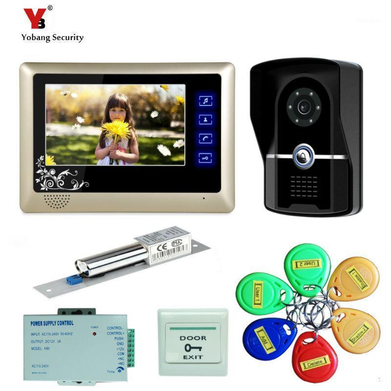 Yobang Security freeship 7" Color Video Door Phone Video Intercom Door bell Intercom IR Night Vision Camera Doorbell Kit1
Yobang Security freeship 7" Color Video Door Phone Video Intercom Door bell Intercom IR Night Vision Camera Doorbell Kit1