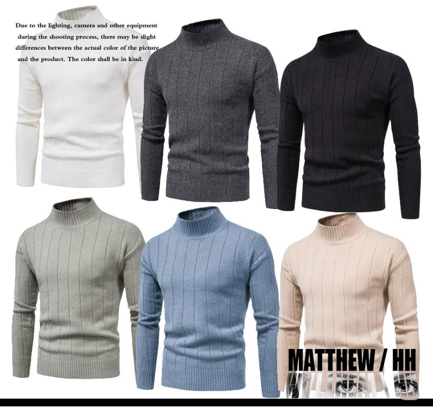 Winter men's sweater men's long sleeve high collar sweater casual fashion warm home commuting top A067, Black
Winter men's sweater men's long sleeve high collar sweater casual fashion warm home commuting top A067, Black
